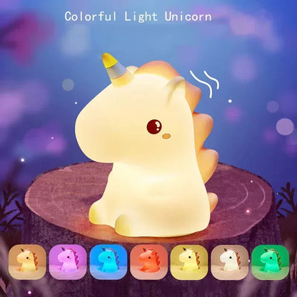 Unicorn Silicone LED Night Light